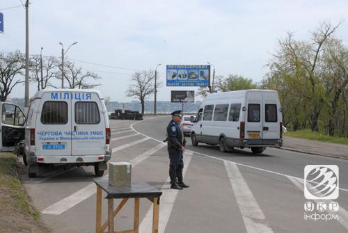 николаев блокпосты