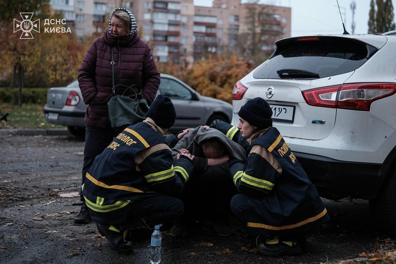 Київ після обстрілу 26 жовтня