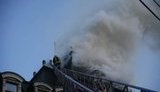Внаслідок обстрілу військ РФ горіла адмінбудівля на Подолі в Києві, - ДСНС. ФОТО