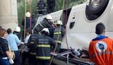 В Турции автобус с российскими туристами упал в реку. Подробности и ФОТОрепортаж.