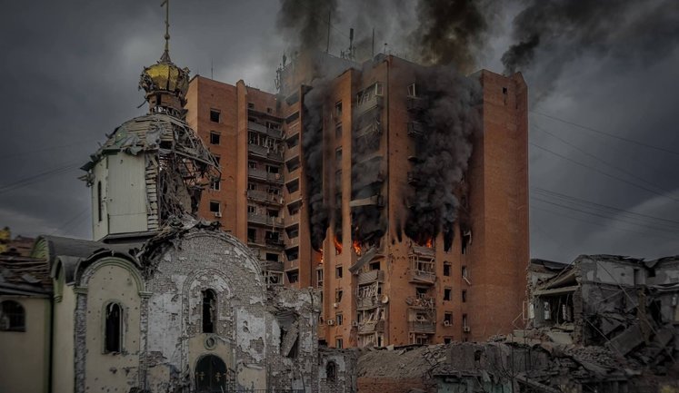 Росіяни зруйнували церкву в Краматорську: внаслідок ударів по місту є загиблий і поранені. ВІДЕО+ФОТОрепортаж