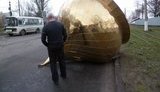В Донецкой области упал огромный церковный купол. ФОТОрепортаж
