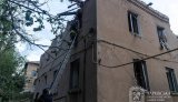 Enemy drone struc block of flats in Kharkiv: one person has been injured