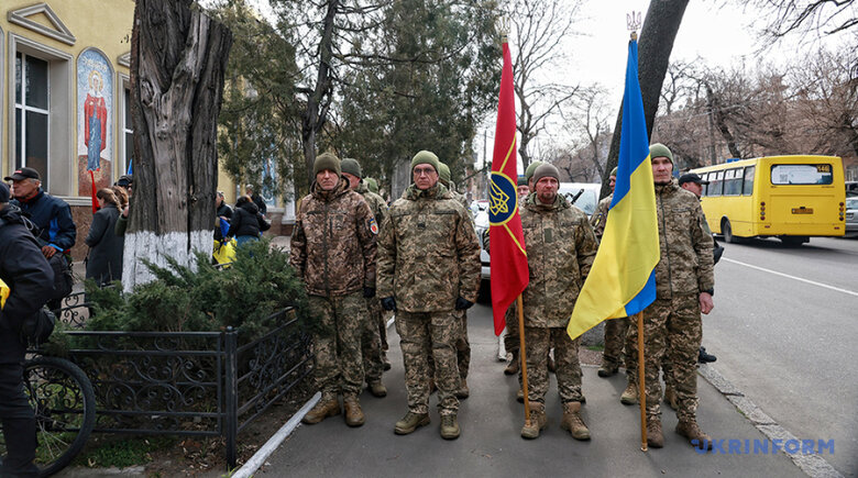 From Dem.'яном Ганулом попрощалися в Одесі 19 березня