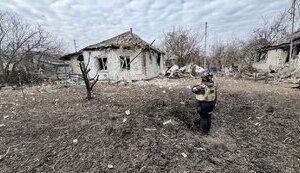 Последствия российских обстрелов Донецкой области