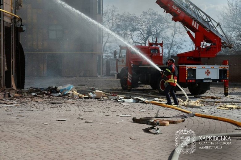 Russians launch another drone attack on Kharkiv, casualties reported