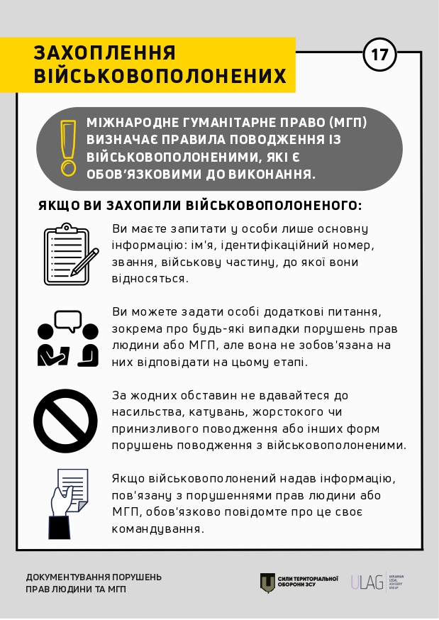 Как правильно документировать нарушения прав человека и международного права 17