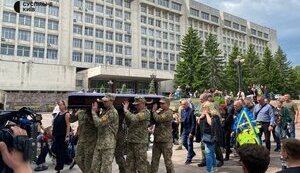 Kyiv bids farewell to soldier and actor Maksym Nelipa, killed in battle against occupiers. PHOTOS