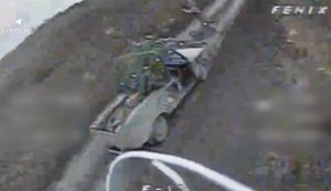 Border guards from "Phoenix" unit destroy tank, "Shtora" EW system, and over 30 occupiers near Kostiantynivka. VIDEO