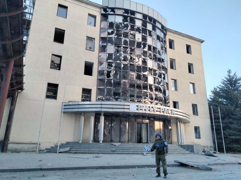 Результати вибухів у окупованому Луганську 03