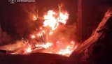 Russia has been attacking energy infrastructure of Zhytomyr region for two days running. PHOTOS