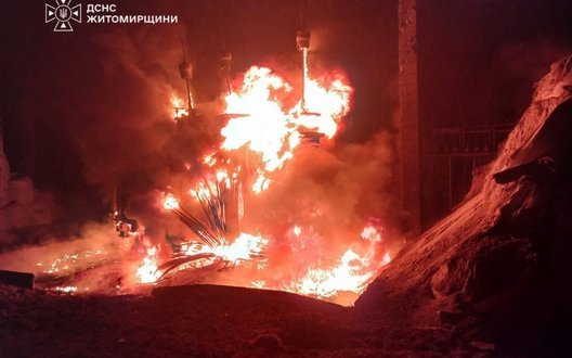 Росія два дні поспіль атакує енергетичну інфраструктуру Житомирщини. ФОТОрепортаж