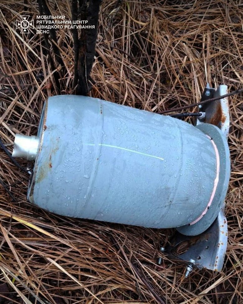 Сапери виявили та вилучили бойову частину ворожого БпЛА "Герань-2" на Київщині