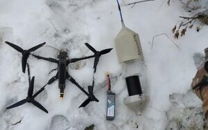 Russian fiber optic FPV drone