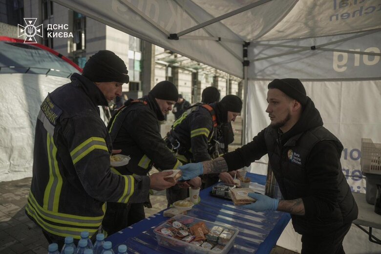 Удар по Шевченківському району Києва 18 січня