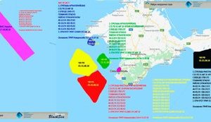 Росія не перекривала Чорне море "від Дунаю до Криму", а лише в районі морських полігонів ЧФ РФ, - журналіст Клименко. КАРТА