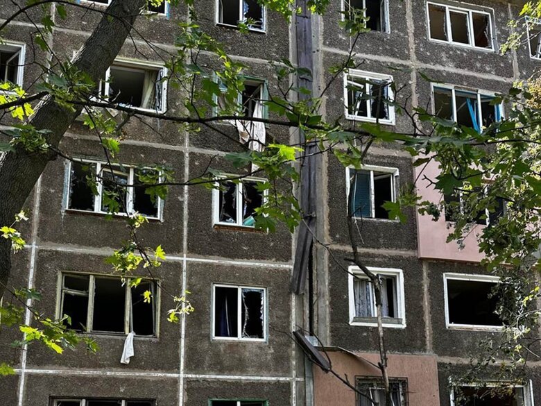 Последствия обстрела Константиновки Трое погибших