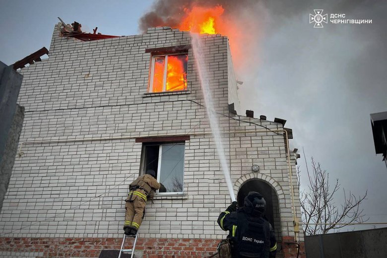 Chernihiv region after shelling