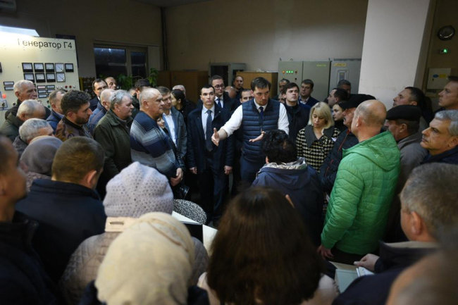 Гончарук прибув на Львівщину через зрив опалювального сезону в Новояворівську та Новому Роздолі 01