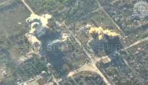 Пилоты МиГ-29 авиабомбами GBU-62 разгромили место скопления штурмовых групп рашистов. ВИДЕО