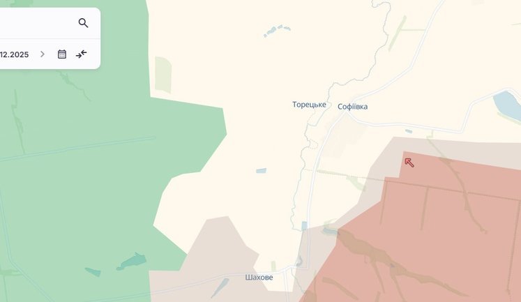 Ворог просунувся у кількох населених пунктах Донеччини. Оновлено лінію зіткнення на шахті Капітальна, - DeepState. КАРТА