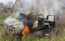 Russians attack civilian car with FPV drone in Zaporizhzhia