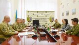 Наев обсудил подготовку оперативного состава с руководителем Многонационального координационного центра Стейбеком. ФОТОрепортаж