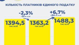 За рік кількість зареєстрованих ФОПів збільшилася на 19,8 тис. до 1,88 млн, - ДПС. ІНФОГРАФІКА