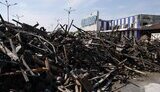 Наслідки удару по "Епіцентру" в Харкові