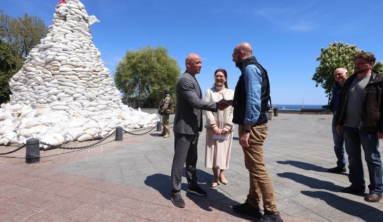 President of European Council Michel arrived in Odesa: You are not alone. EU supports you!. PHOTOS