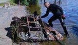 уламки шахеда дістали з Дніпра