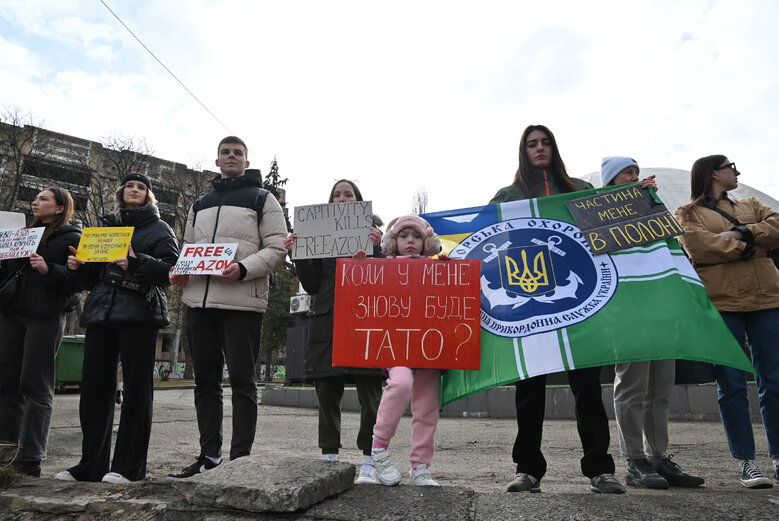 Акція на підтримку полонених захисників Азовсталі