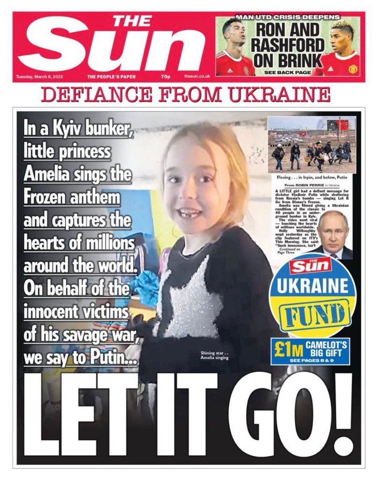 Діти гинуть, люди тікають з домівок – за що?: перші шпальти провідних світових ЗМІ кричать про військові злочини РФ в Україні 02