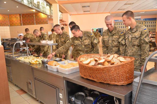 армия курсанты питание
