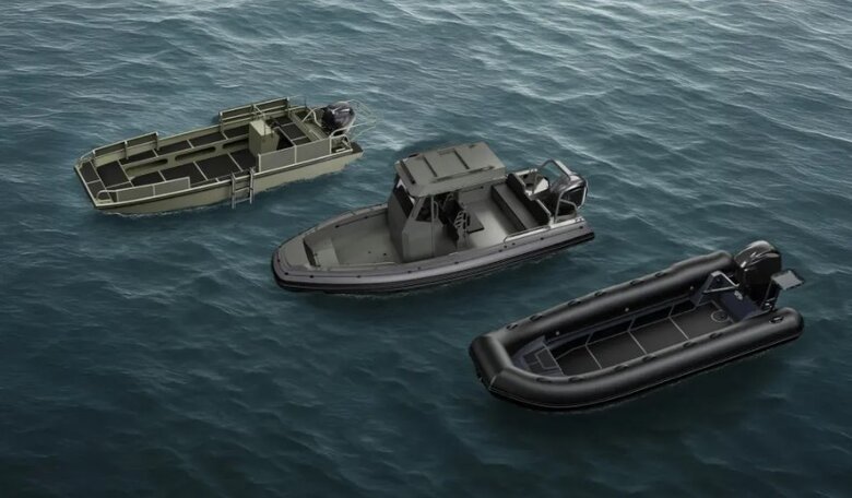 Ukrainian special boats