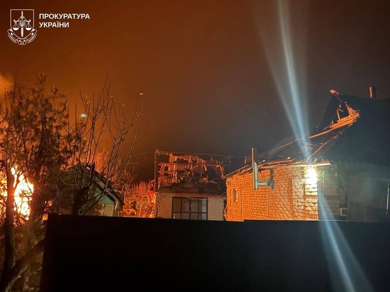 Russian drones attacked Kharkiv region: a woman was injured, fires broke out in two districts