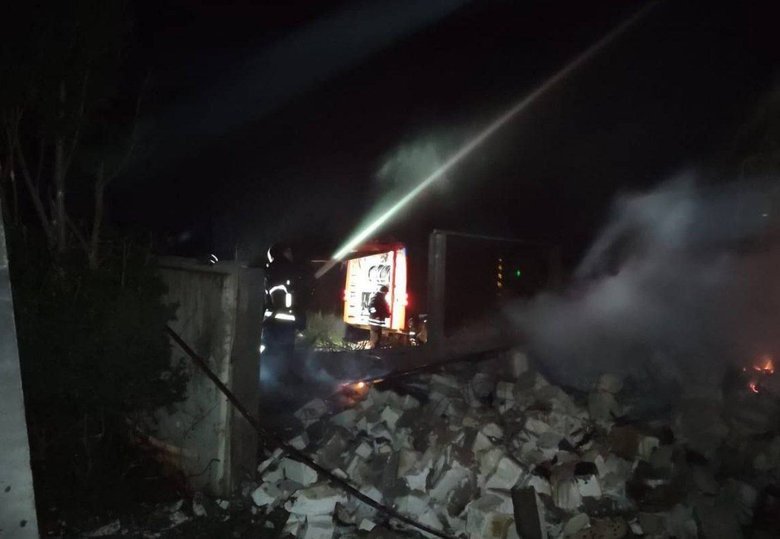 Pavlohrad under UAV fire: fires and civilian casualties