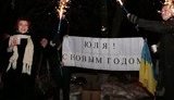 Сторонники Тимошенко поздравили своего лидера. ФОТОрепортаж+ВИДЕО