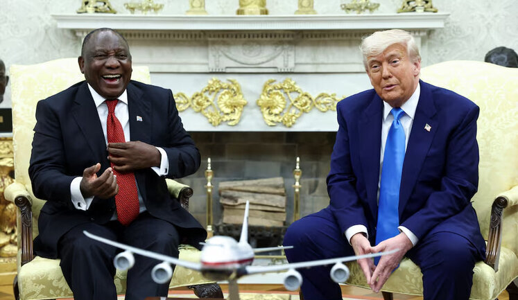 Trump tells South African President Ramaphosa that there is "white genocide" in his country - Reuters