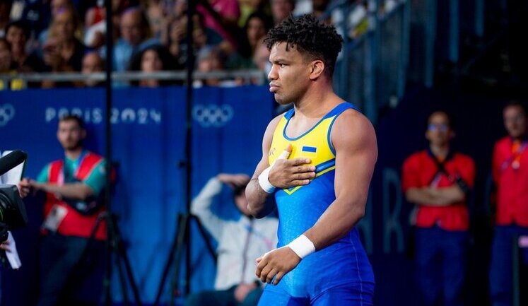 Zhan Beleniuk won bronze medal at 2024 Olympics in Greco-Roman wrestling