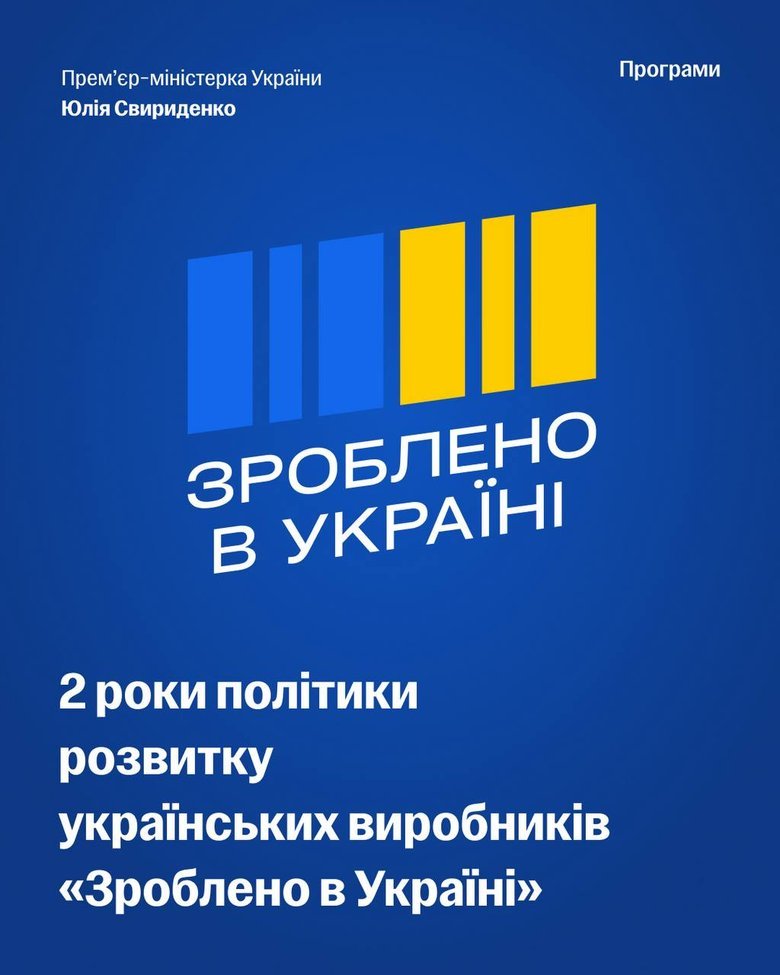 "Зроблено в Україні": Підтримкою скористалися 90 тисяч підприємців
