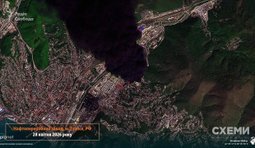 Наслідки удару по НПЗ в Туапсе: супутникові фото