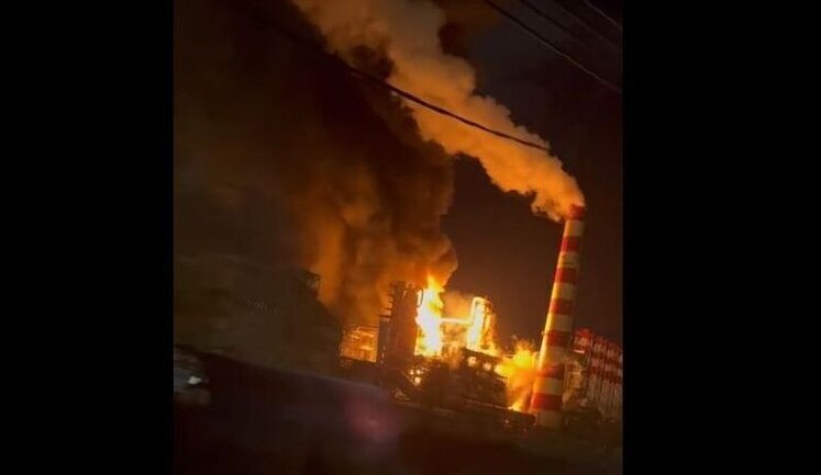 Holy shit, Jesus! – explosion and fire at energy facility in Tuapse, Russia. VIDEO