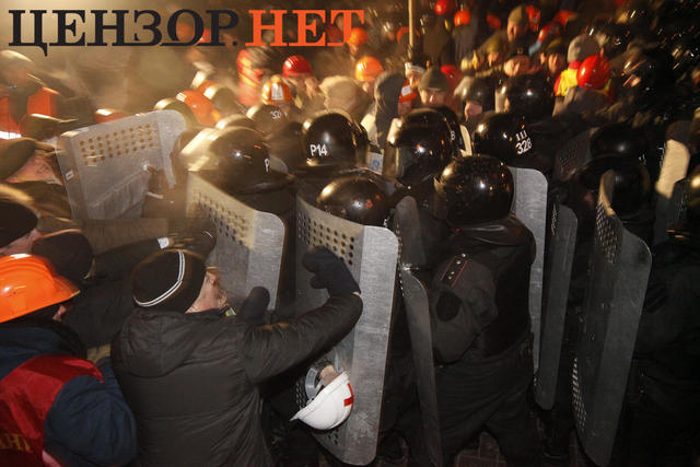 штурм евромайдана