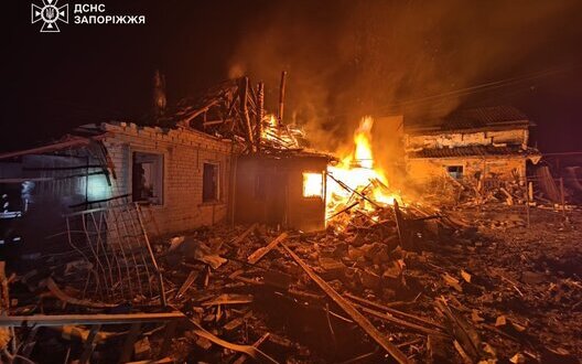 Consequences of enemy drone attack on Zaporizhzhia - State Emergency Service. PHOTOS