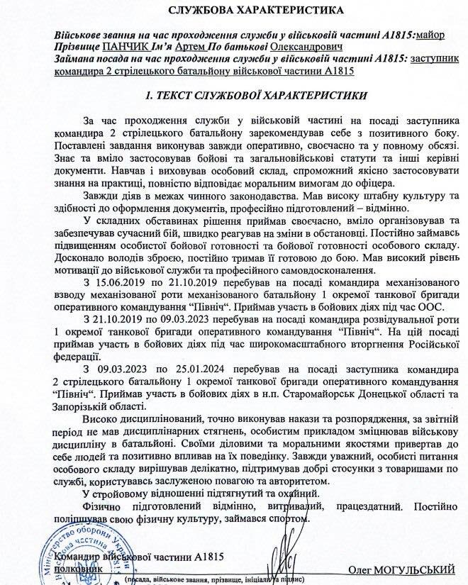 Панчик Артем