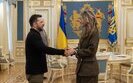 Volodymyr Zelenskyy and Dilan Jeschilgöz-Zegerius