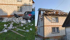 Российский "шахед" попал в дом в Польше: никто не пострадал. ФОТО