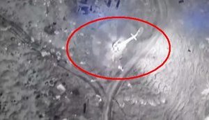 Bayraktar destroyed enemy helicopter over Zmiinyi Island. VIDEO