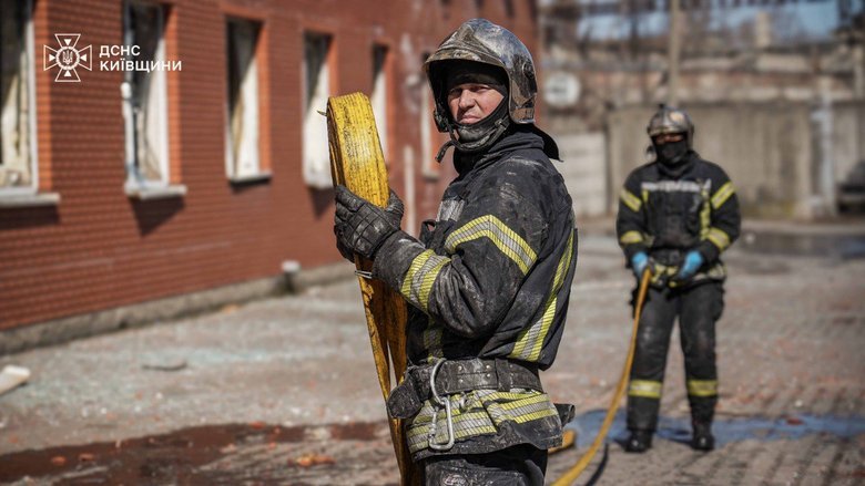 удар РФ по Киевской области